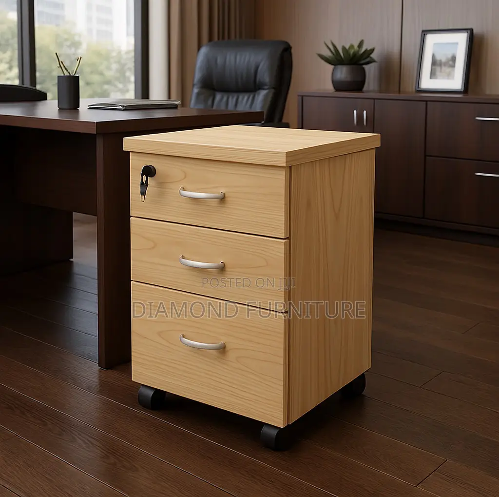 3-Drawers Office Filing Cabinet Pedestal Unit