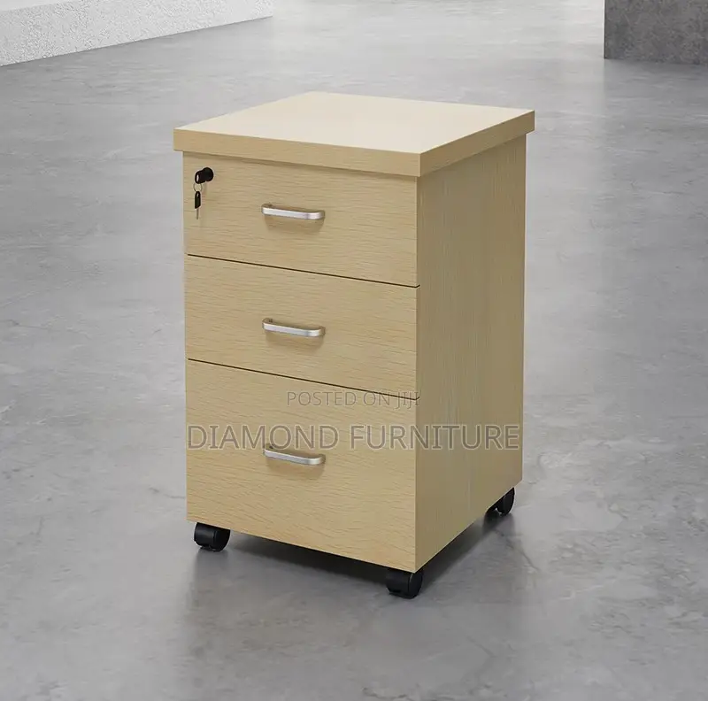 3-Drawers Office Filing Cabinet Pedestal Unit