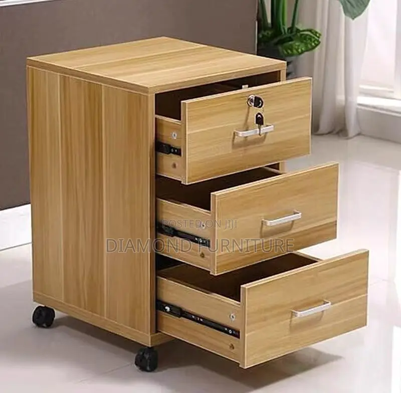 3-Drawers Office Filing Cabinet Pedestal Unit