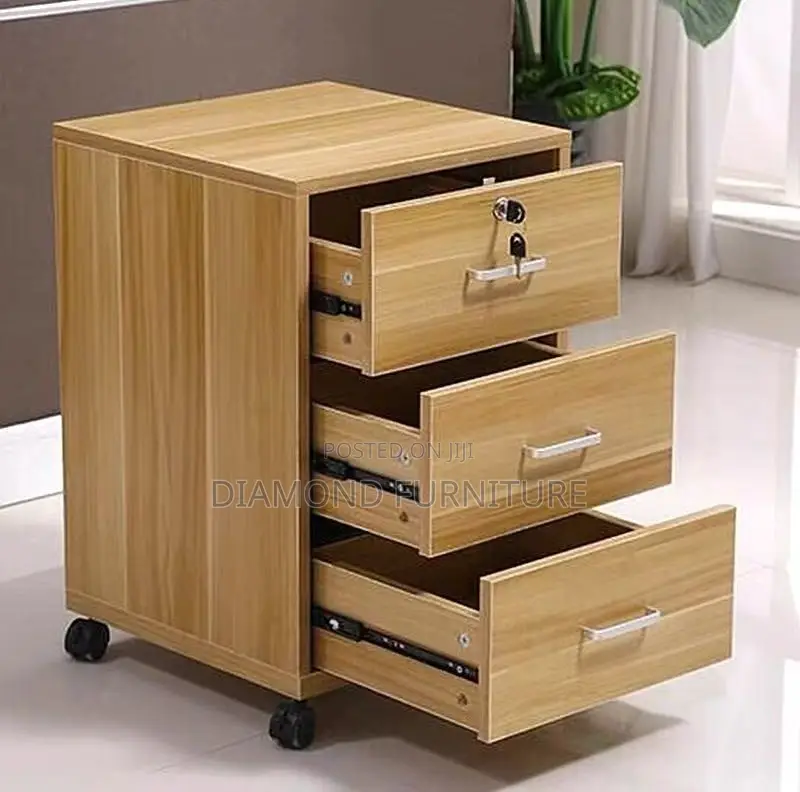 3-Drawers Office Filing Cabinet Pedestal Unit