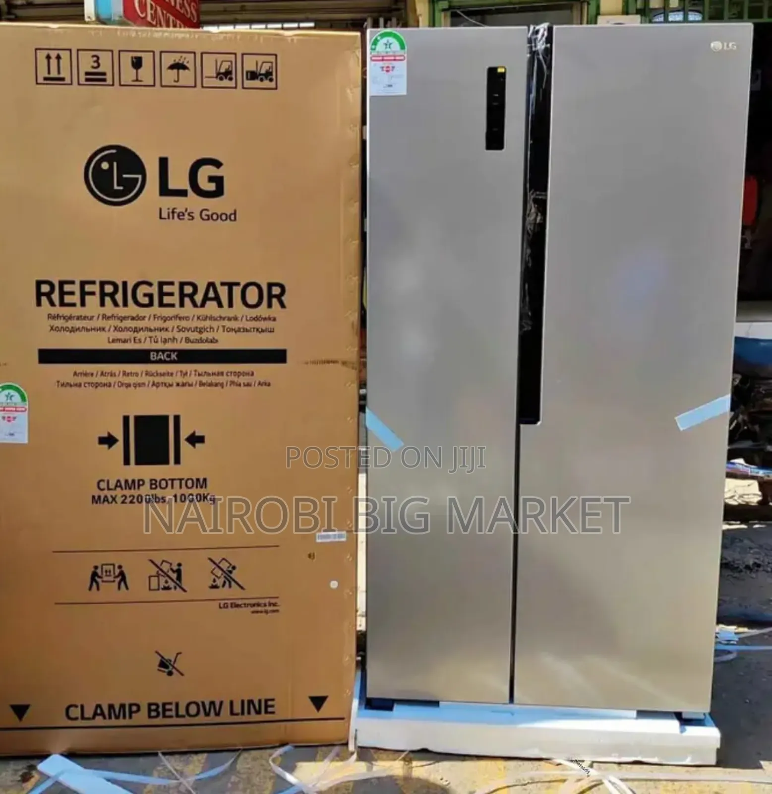 Lg Side By Side Fridge 519litres No Frost Refrigerator