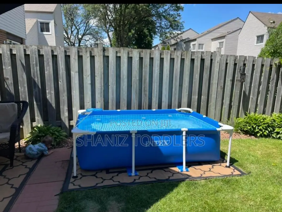 Intex Portable PVC Pool for Kids Adults – Durable Easy Setup