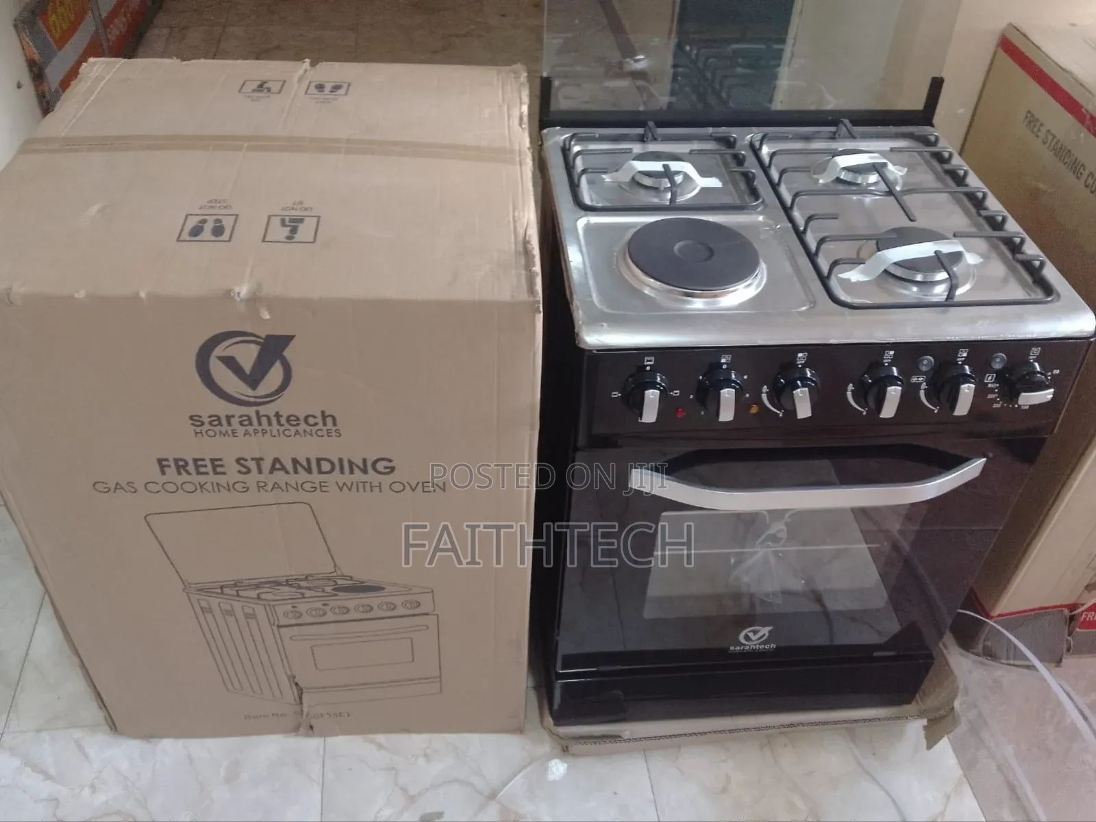 60*60 Unitech 3+1 Standing Cooker