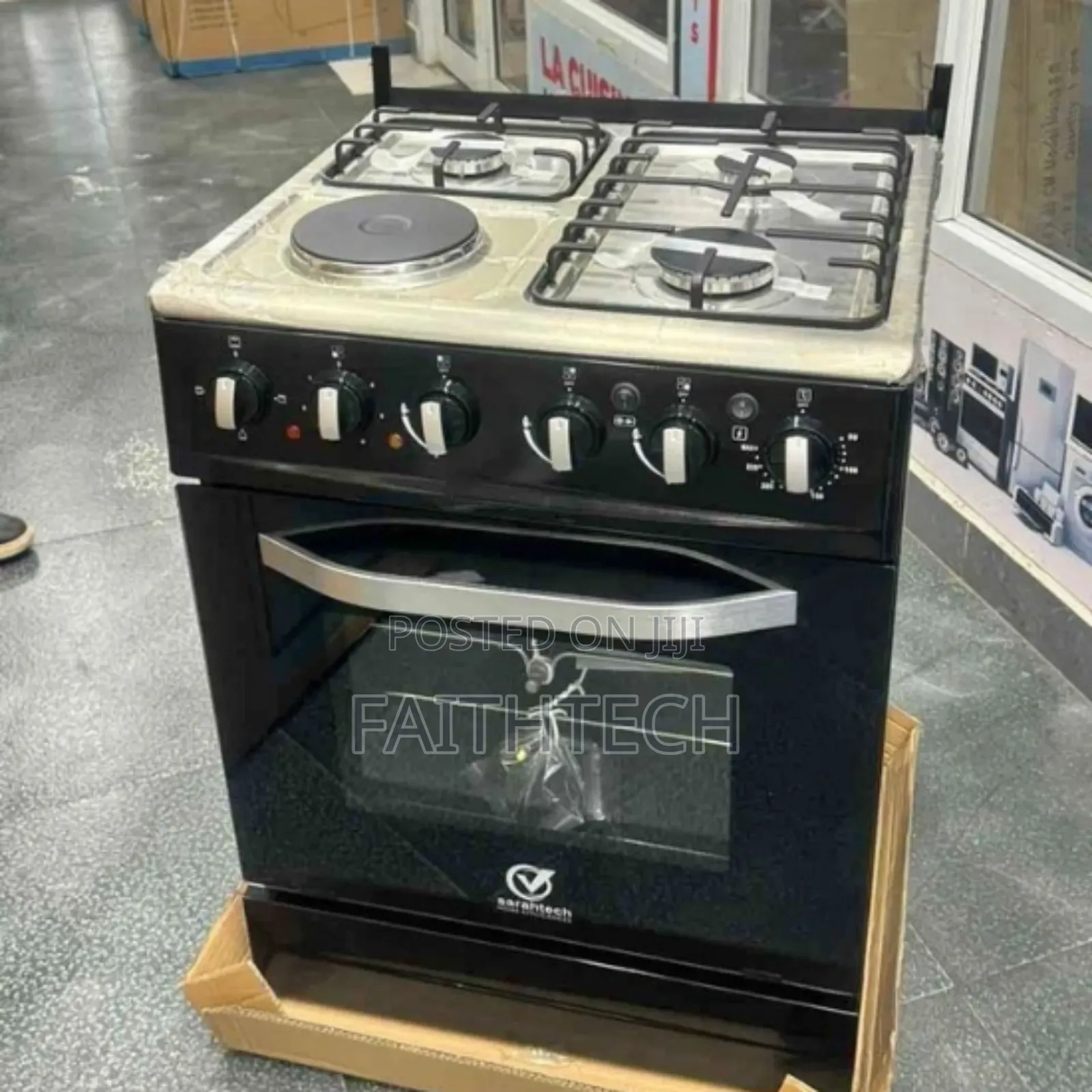 60*60 Unitech 3+1 Standing Cooker