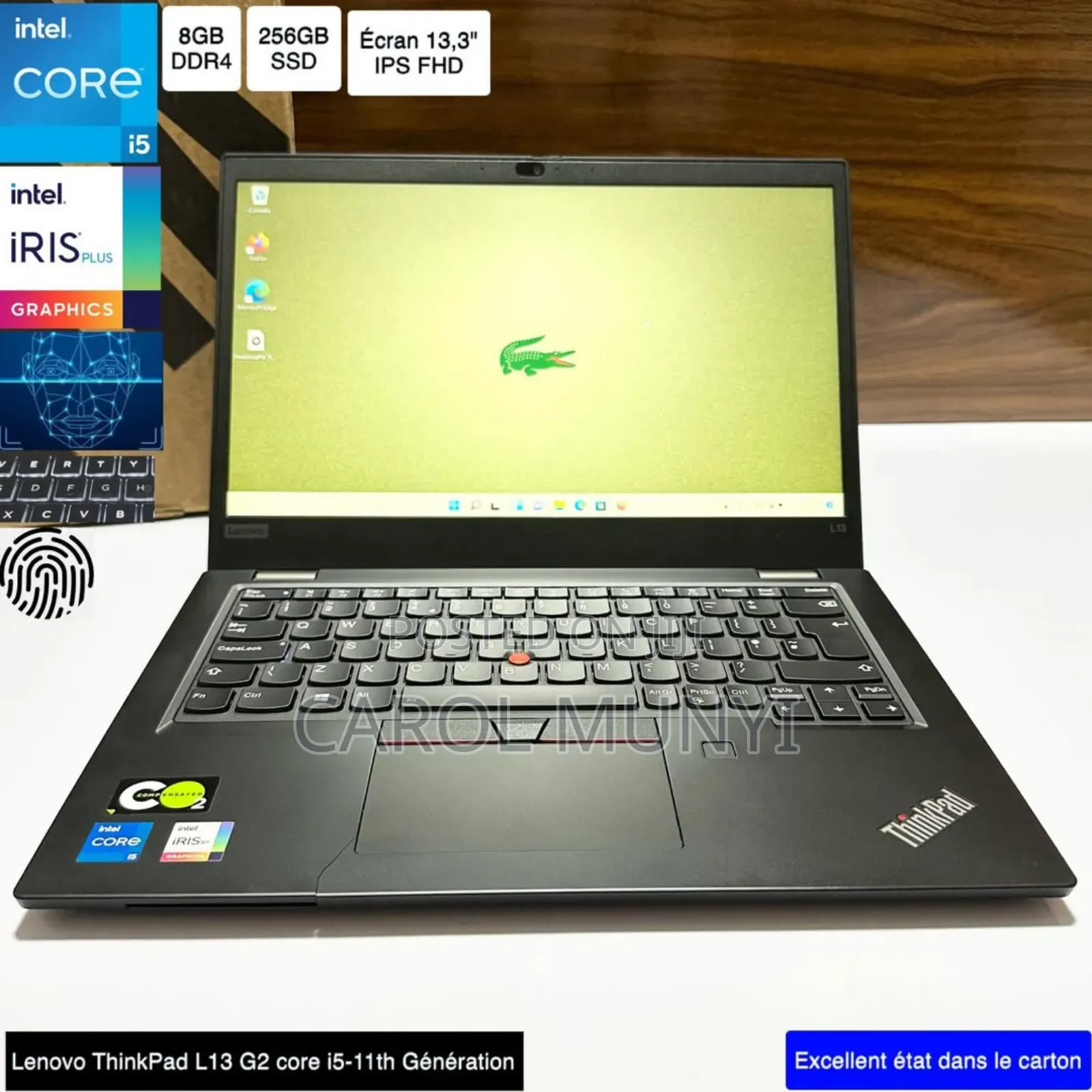 New Laptop Lenovo L14 G1 8GB Intel Core I5 SSD 256GB
