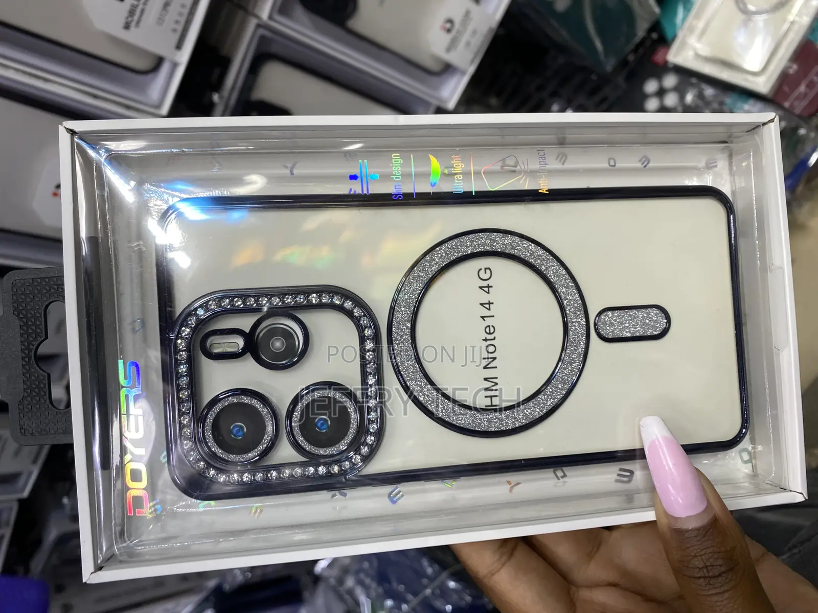 Qentrys Glitter Plated Case for Xiaomi Redmi Note 14 4g