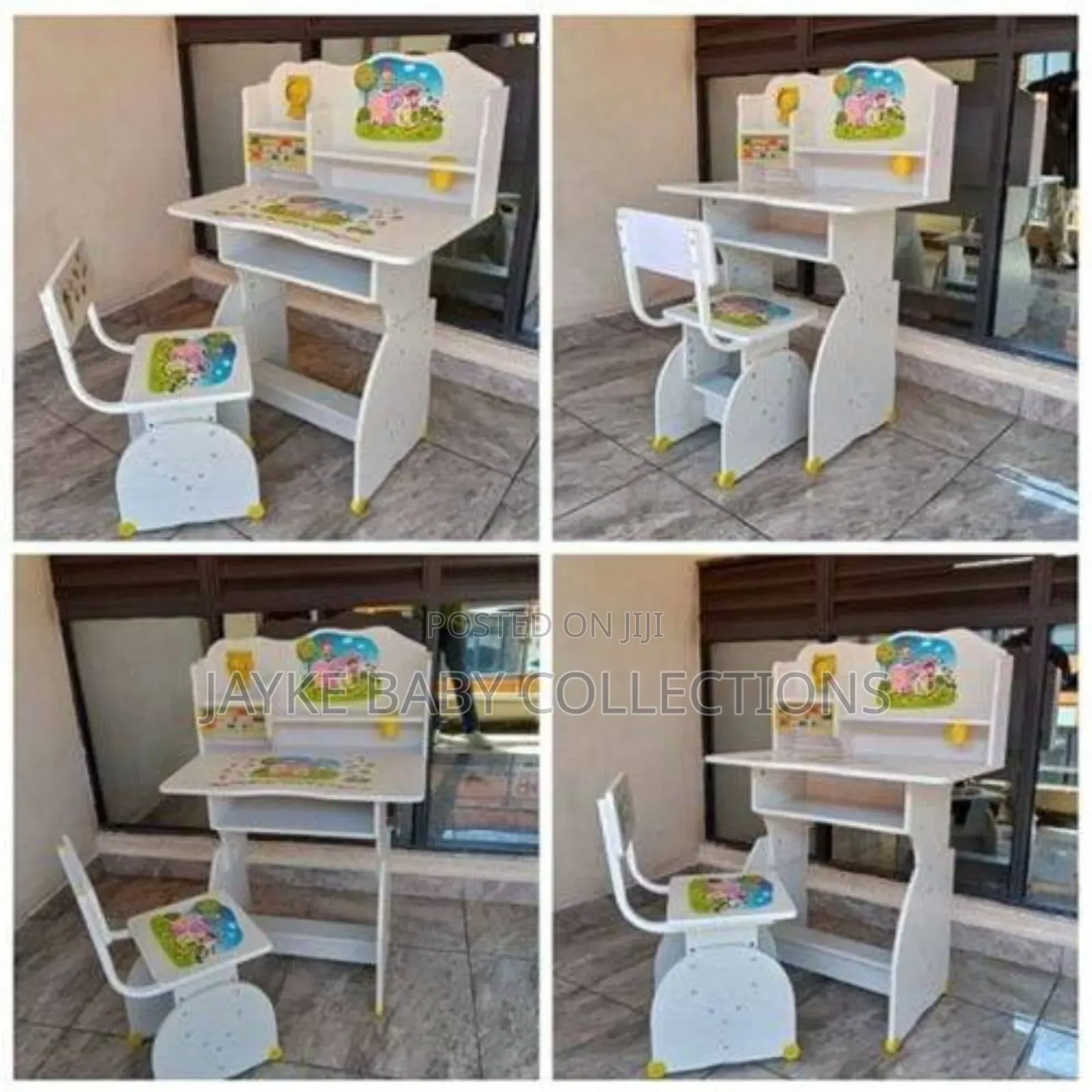 Adjustable Kids Study Desk With Storage