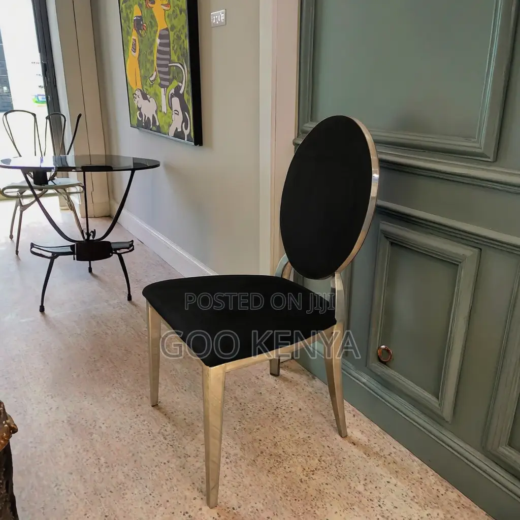 Event Chair; Premium Gold Stand Chair With White Leather