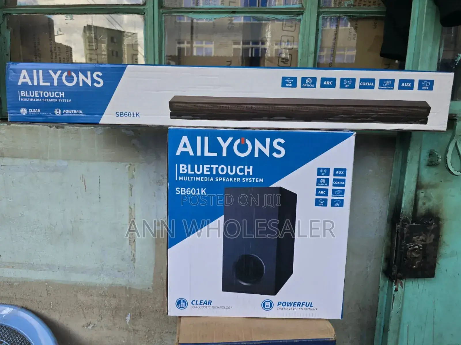 2.1ch Ailyons Sb601k Soundbar Multimedia Speaker System