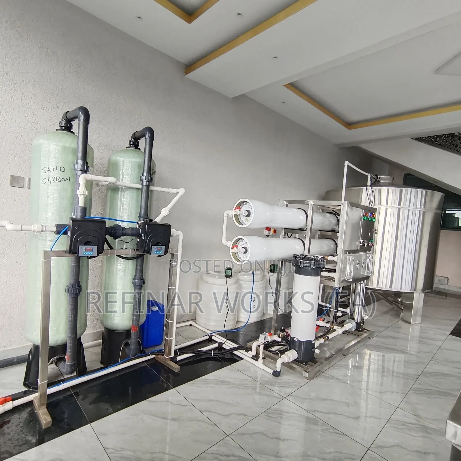 High-Capacity Industrial Reverse Osmosis Plant