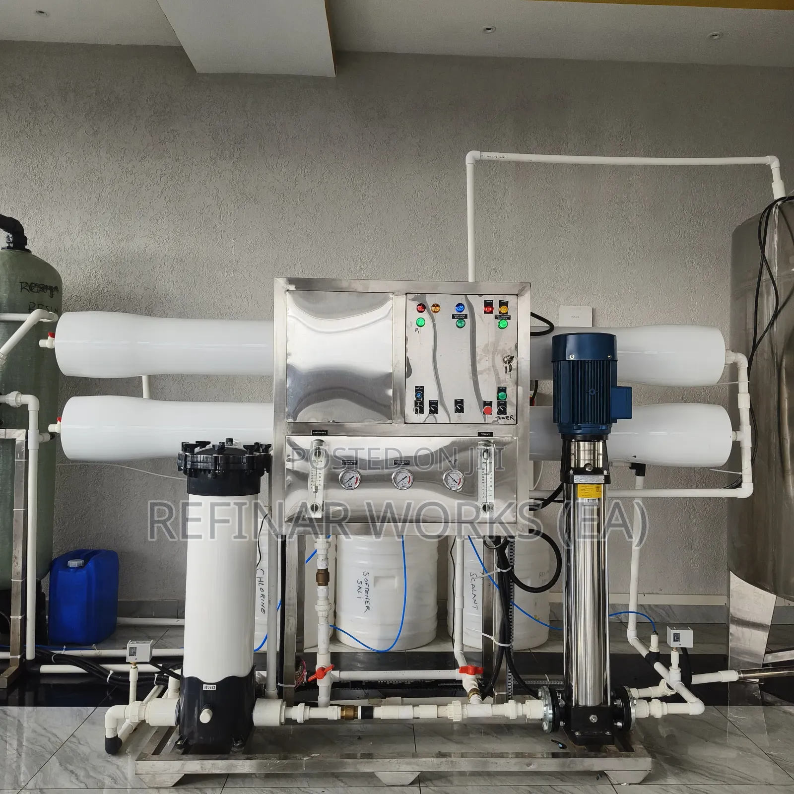 High-Capacity Industrial Reverse Osmosis Plant