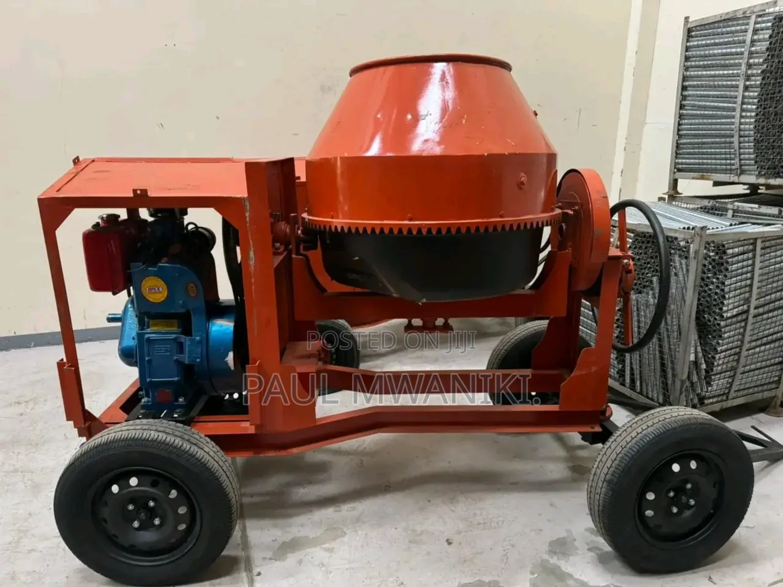 500l Indian Concrete Mixer - Heavy Duty