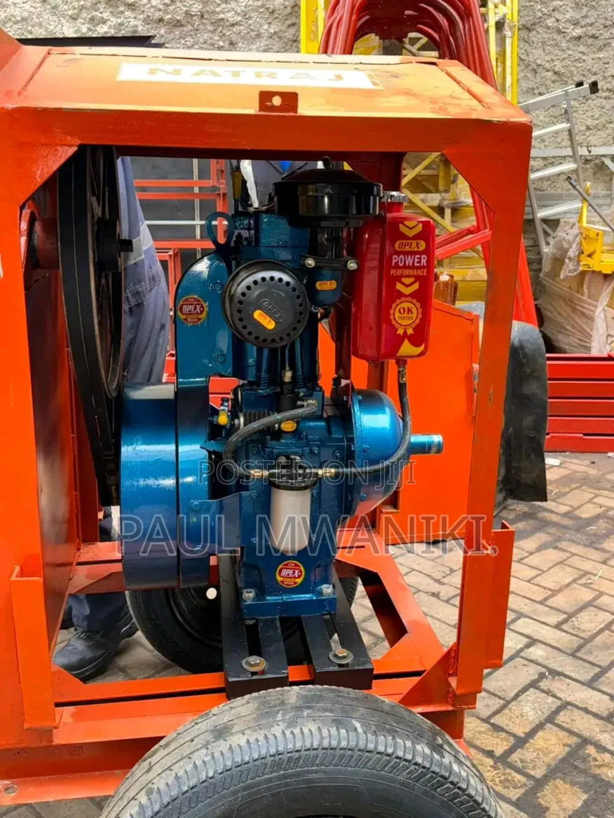500l Indian Concrete Mixer - Heavy Duty