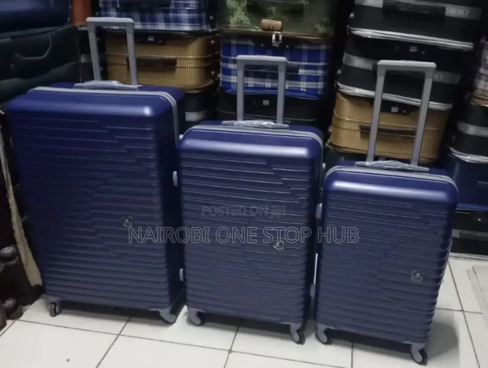 3in 1 Fibre Luxurious Suitcase Travel Bag