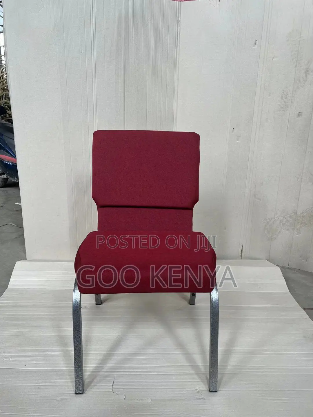 Dining Chair; Modern Hall Seating Chair With Fabric Upholstery