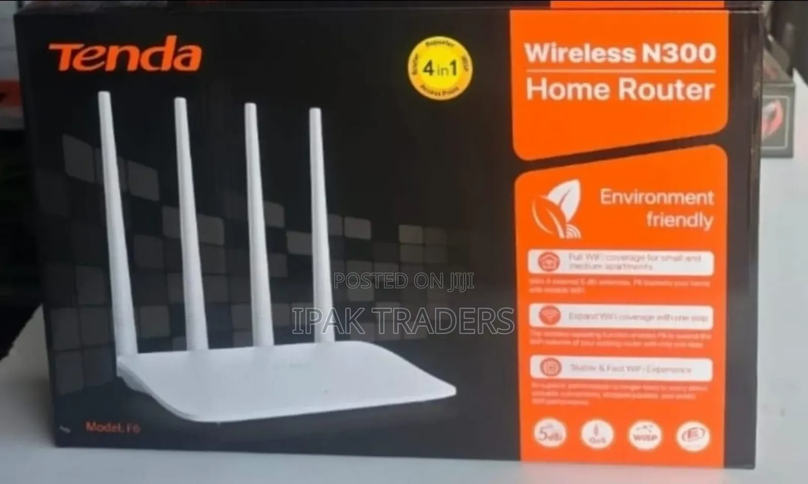 Tenda F6 Wall Breaker 4 Antenna 300mbps Router