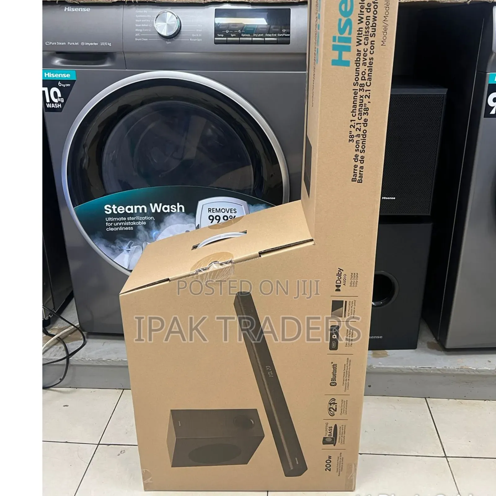*Hisense Soundbar 200w 2.1ch Hs218