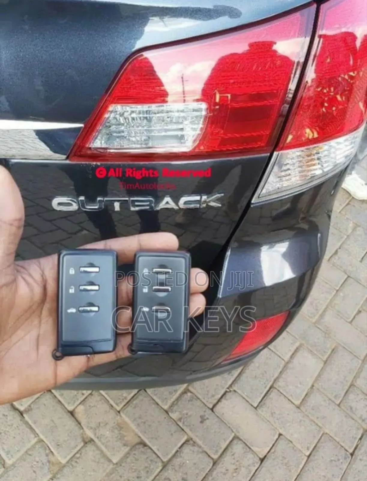 Subaru Outback Remote Key Replacement 営