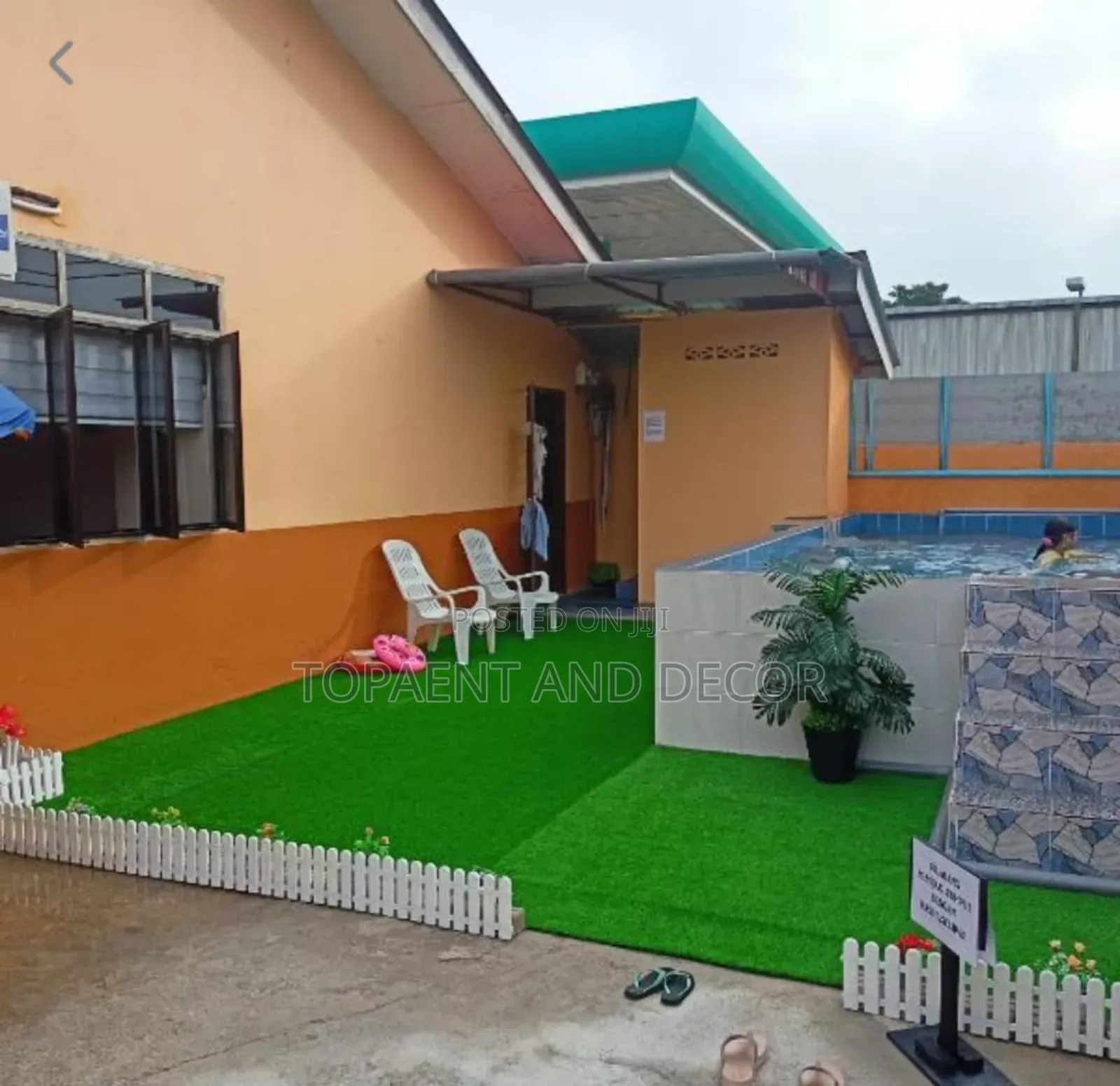 Evergreen Turf Carpet for Smooth Ground Finish