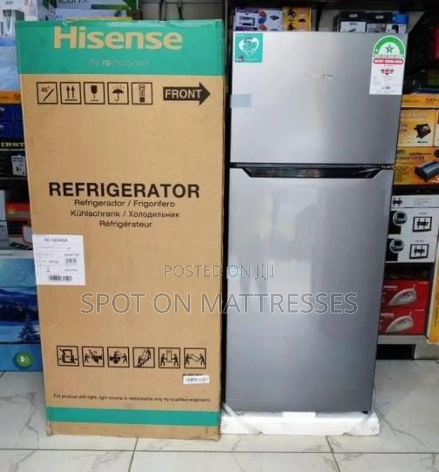 Hisense Fridge Double Door 120litres 5yrs Compressor Warranty