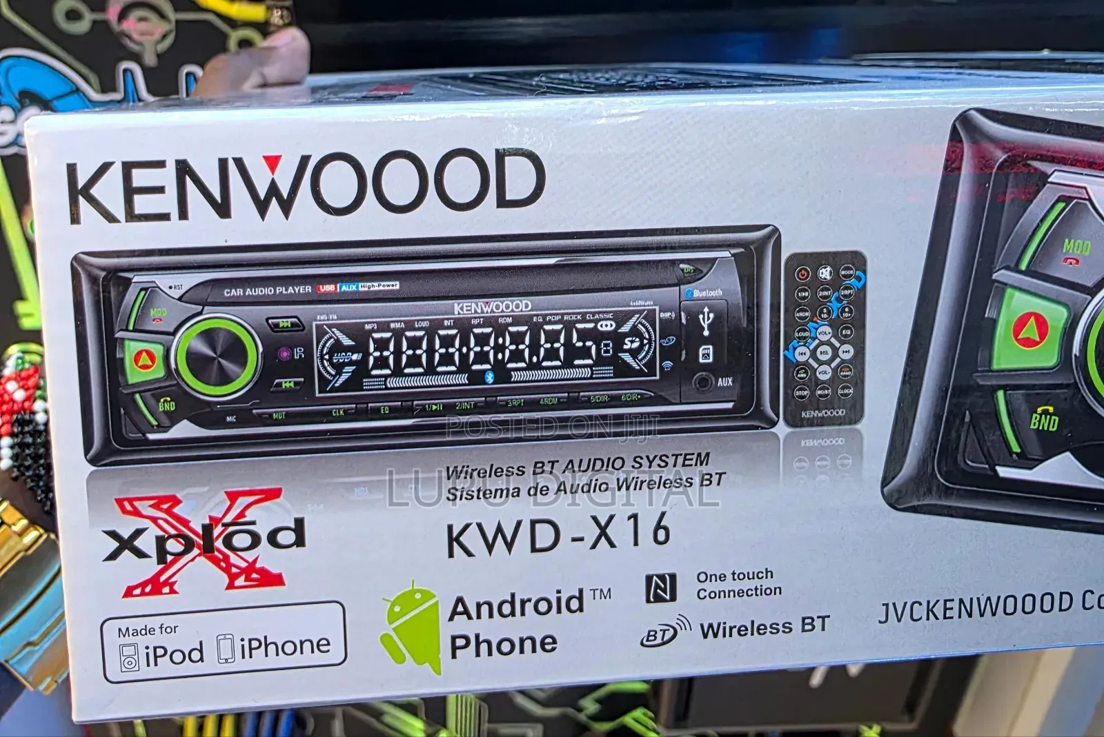 Kenwood KWD-X16 Bluetooth Car Radio Mp3 Player Dual Usb Aux Tf Slot