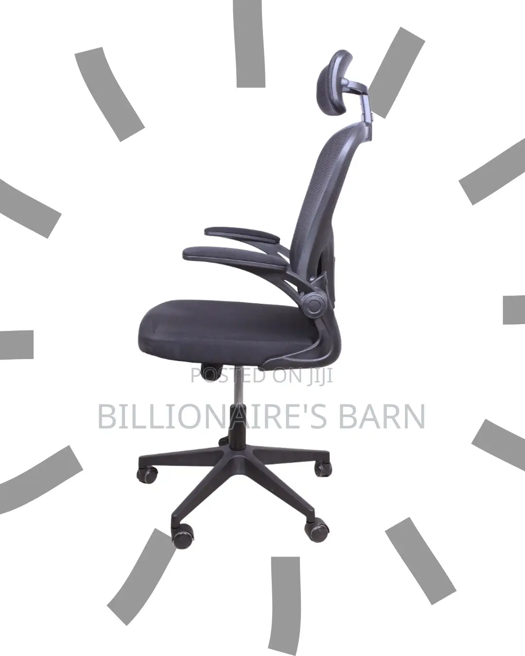 Grey Ergonomic Office Chair | Comfy Scratch-Resistant Finish