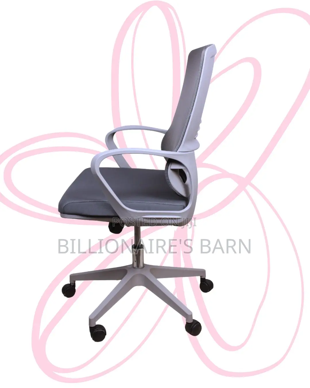 Grey Ergonomic Mesh Office Chair (Sleek) — Only a Few Left