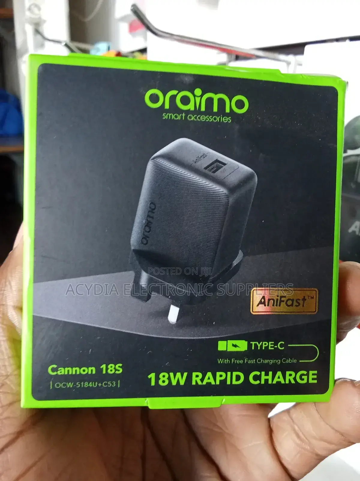 Oraimo 18 Watts Rapid Charge Cannon 18s