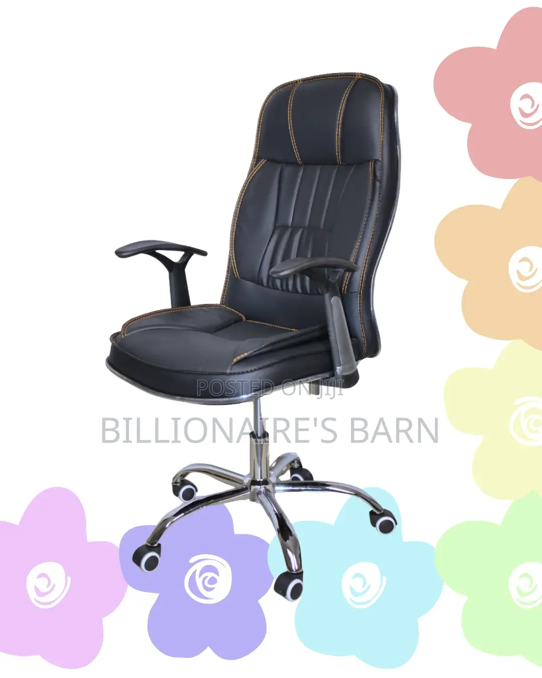 Executive Leather Office Chair (Supportive) — Price Drop Today