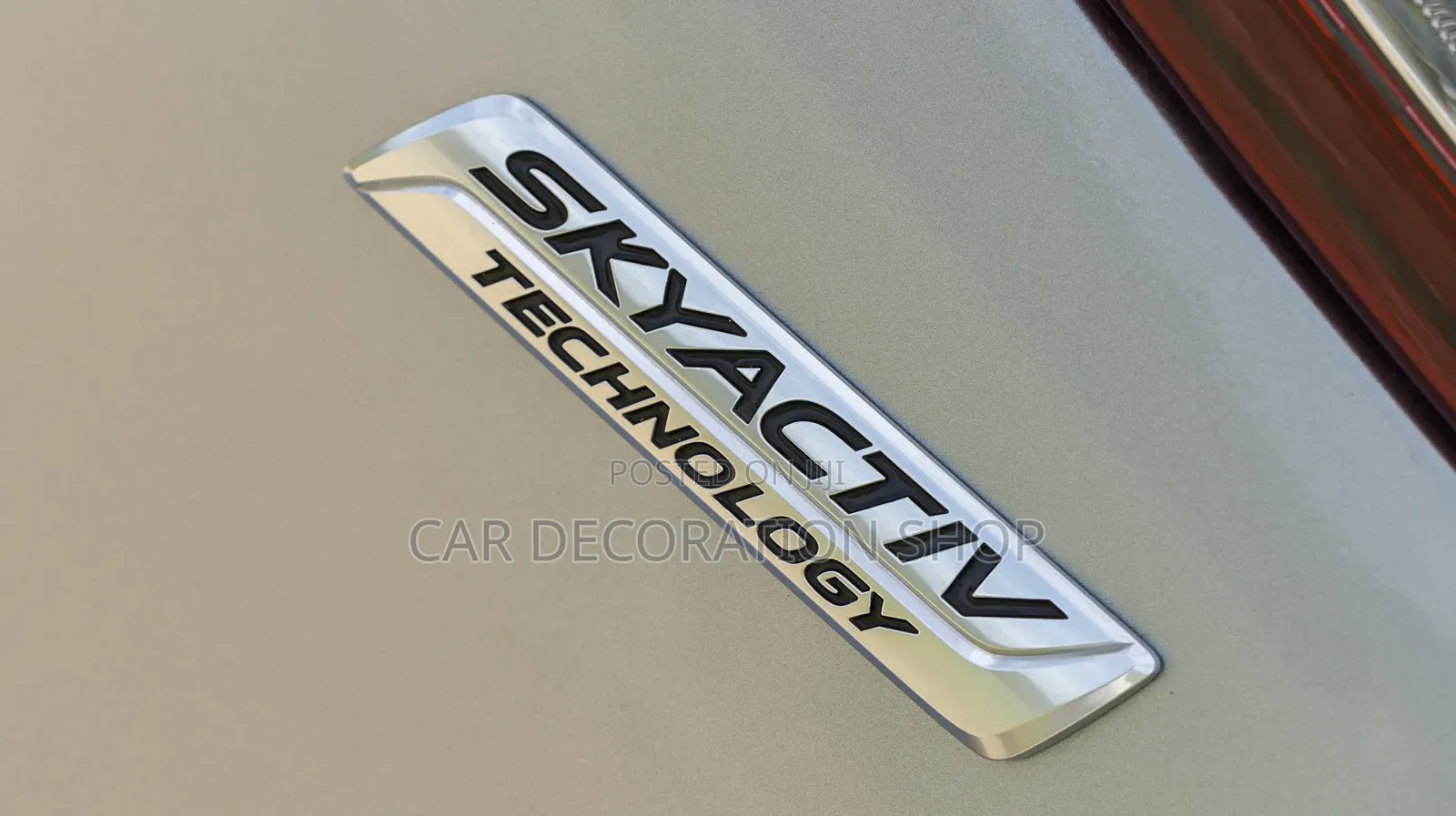 Mazda Car Rear Trunk Liftgate Skyactive Badge