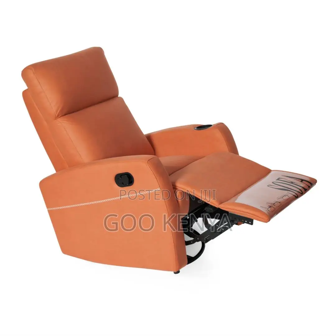 Home Sofa; Single Relaxing Leather Recliner Rocking Sofa