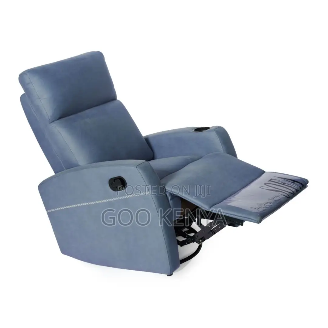 Home Sofa; Single Relaxing Leather Recliner Rocking Sofa