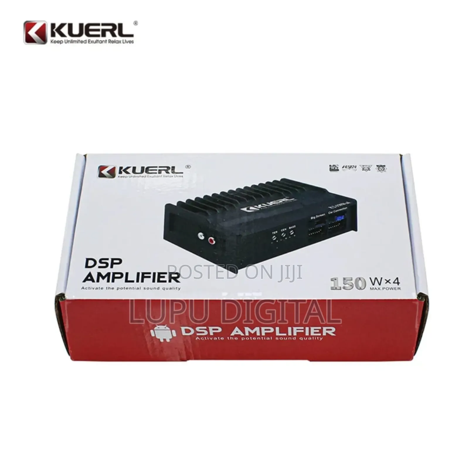 Kuerl 4 Channel Car Amplifier 45w×4 Android DSP Audio Power Amp