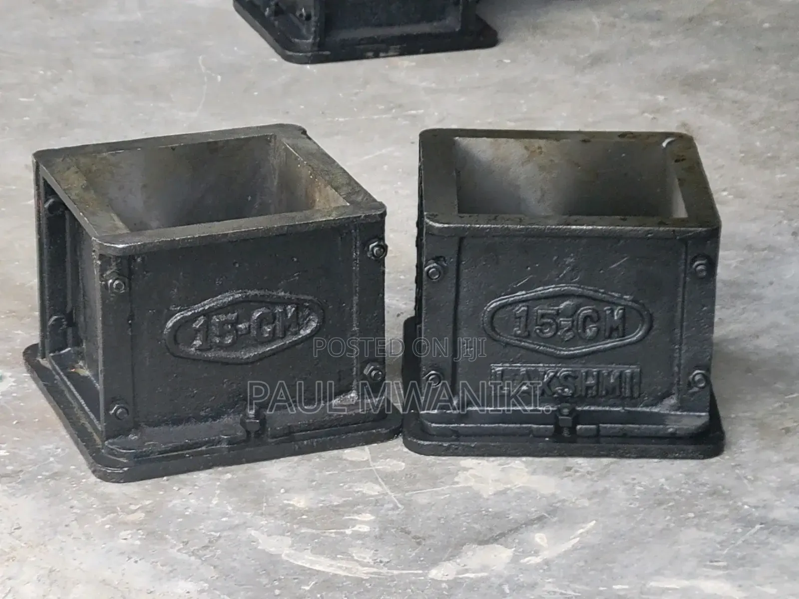 Concrete Testing Cube Moulds - Cast Iron