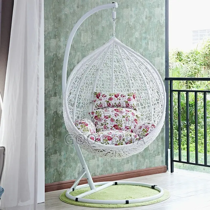 Home Chair; Egg Pod Hammock Swing Chair With Cushion and Frame