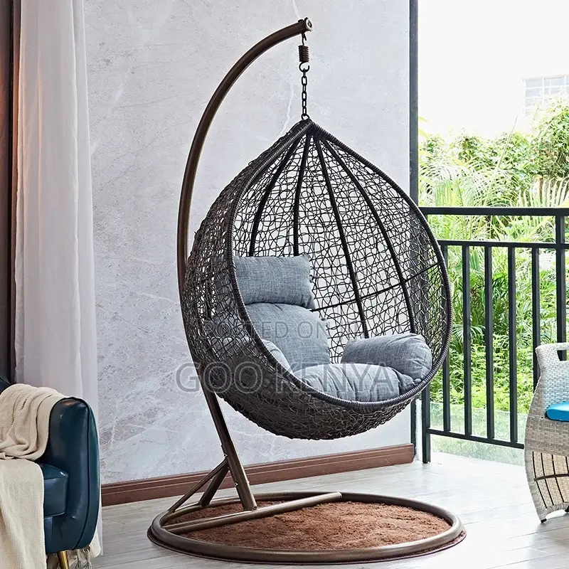 Home Chair; Egg Pod Hammock Swing Chair With Cushion and Frame