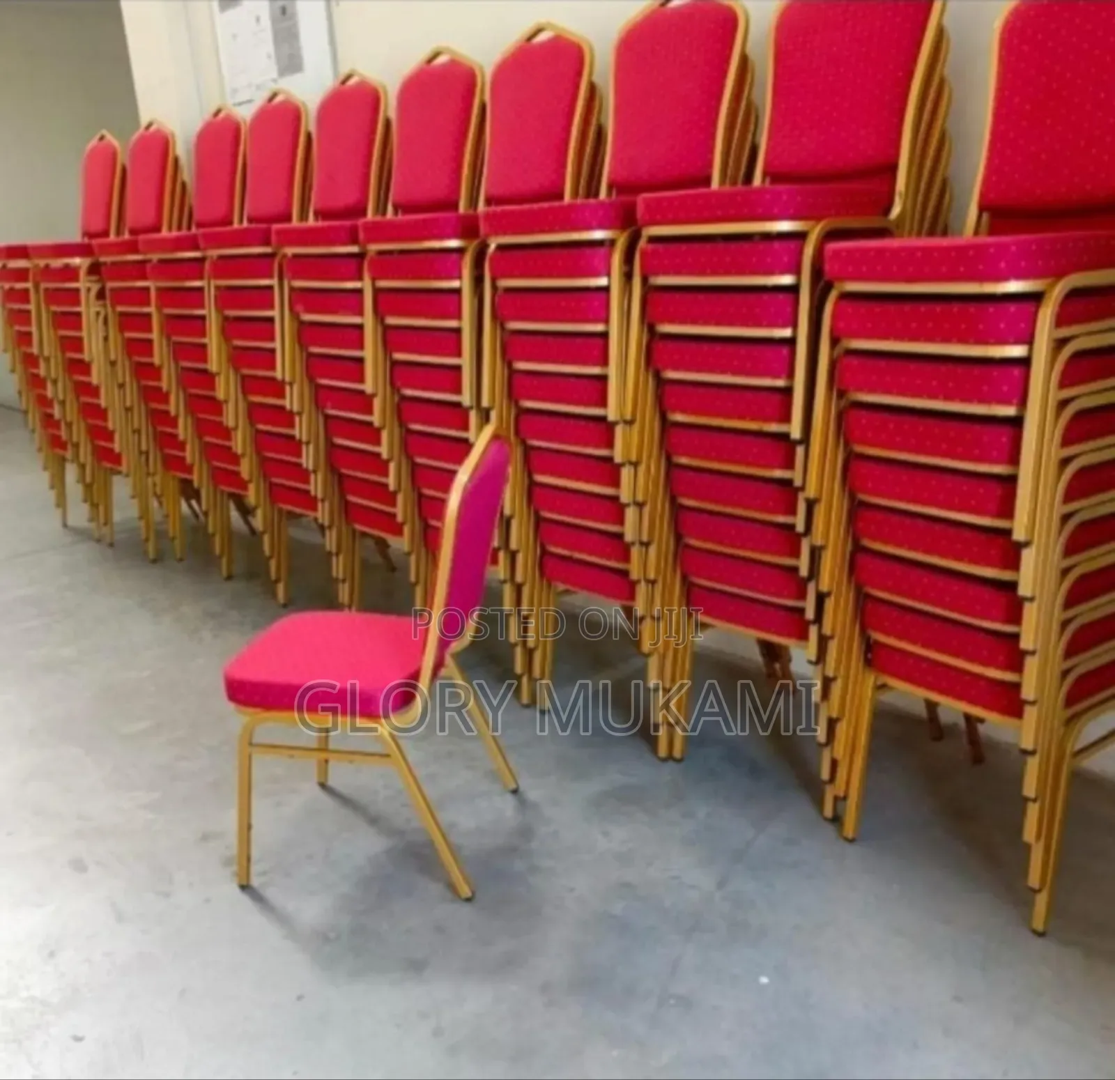 Red Conference Chairs