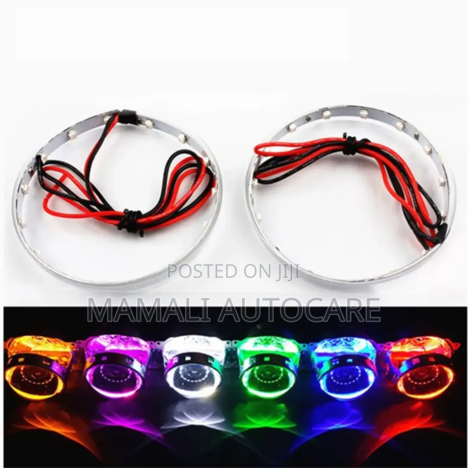 Car Headlight Led Halo Rings -Demon Eyes Aesthetic