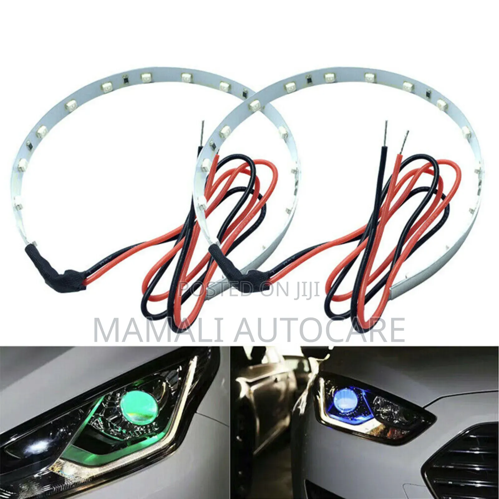 High-Intensity Led Halo Rings ,Devil Eyes Effect for Headlight Setup