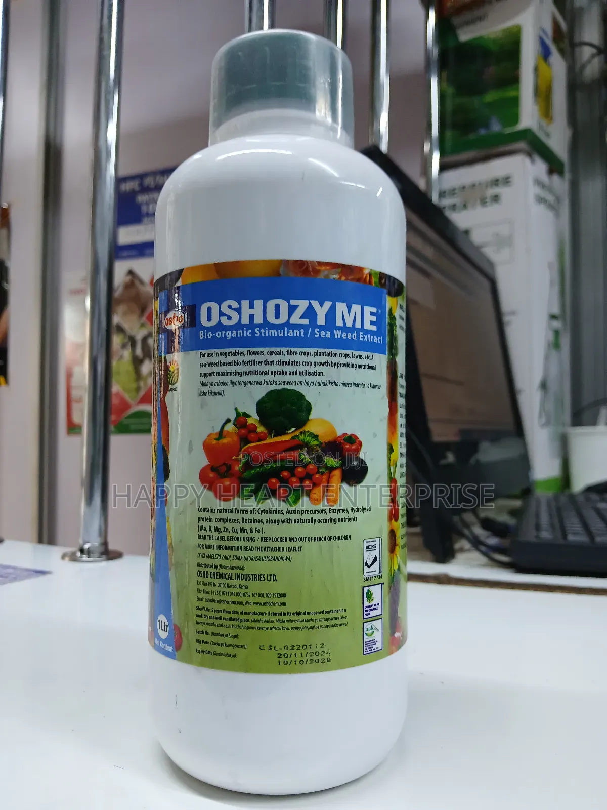 Oshozyme Bio Organic Stimulant/Sea Weed Extract 1l