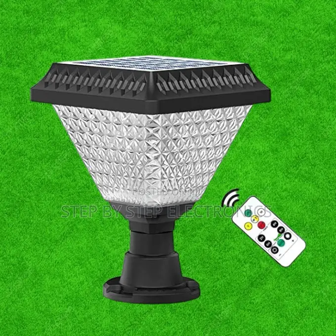 Solar Led Gate Lamp Outdoor Waterproof Post Light for Home Décor