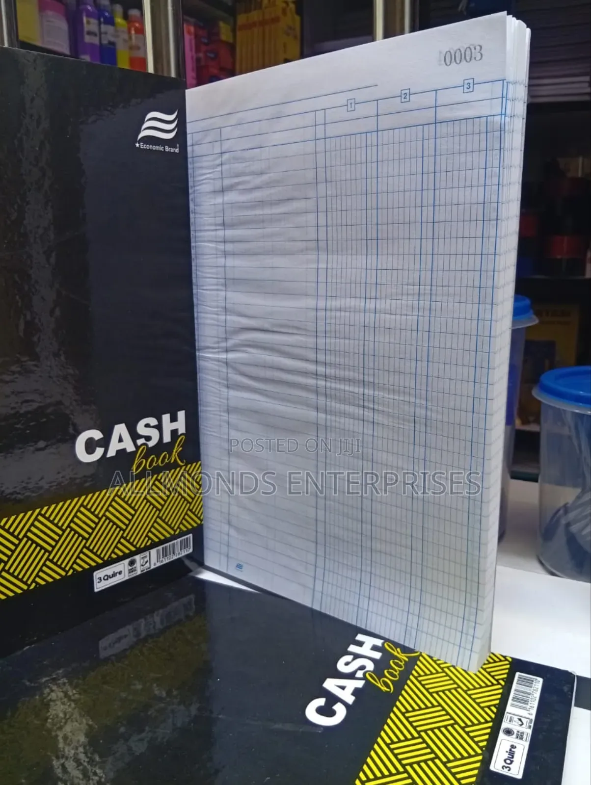 Hard Cover 3 Quire Economic Cash Book