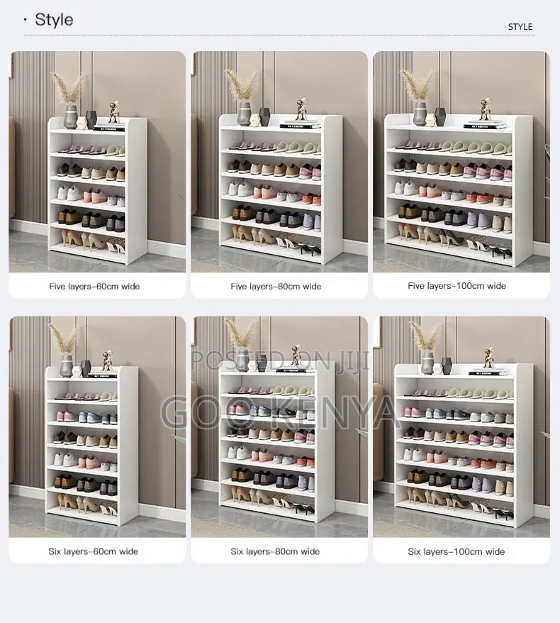 Home Shoe Rack; Wooden Made Multi-Layer Extendable Shoe Rack Organizer