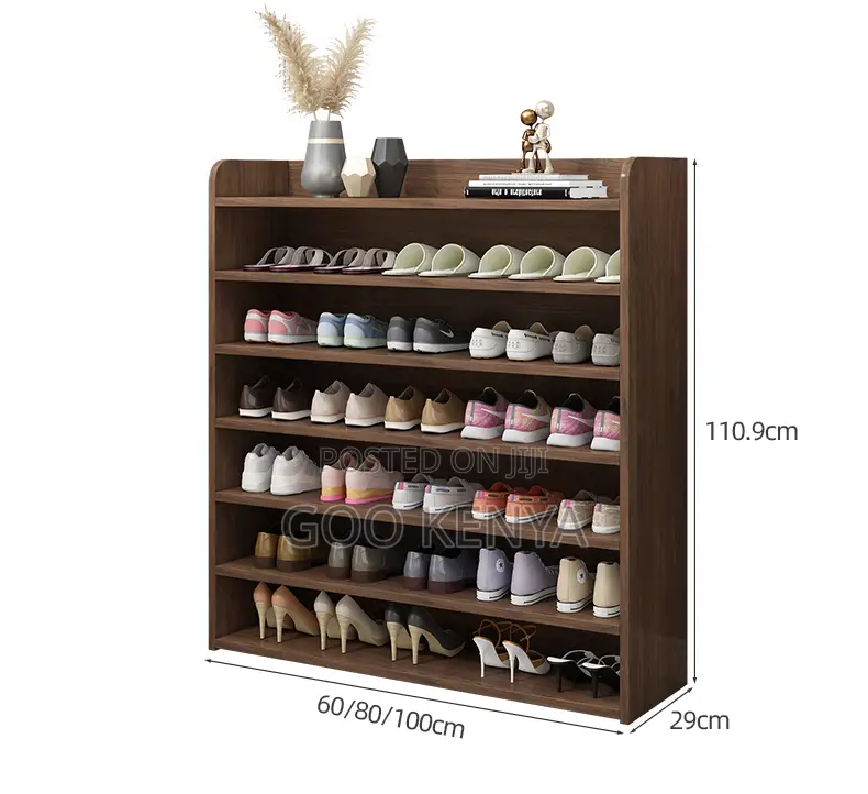 Home Shoe Rack; Wooden Made Multi-Layer Extendable Shoe Rack Organizer