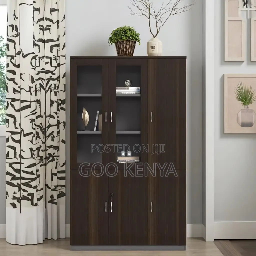 Office Cabinet; Office Furniture Cabinet in Wood With Three Doors