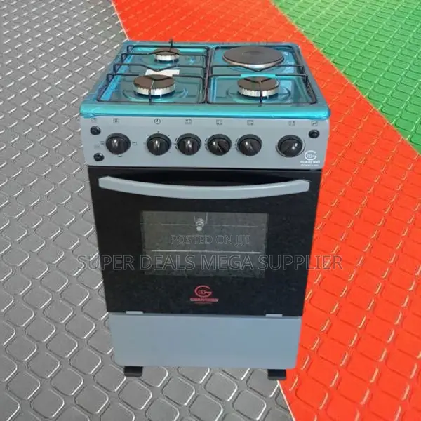 Eurochef 50x55cm 3 Gas + 1 Electric Burner Free Standing Cooker