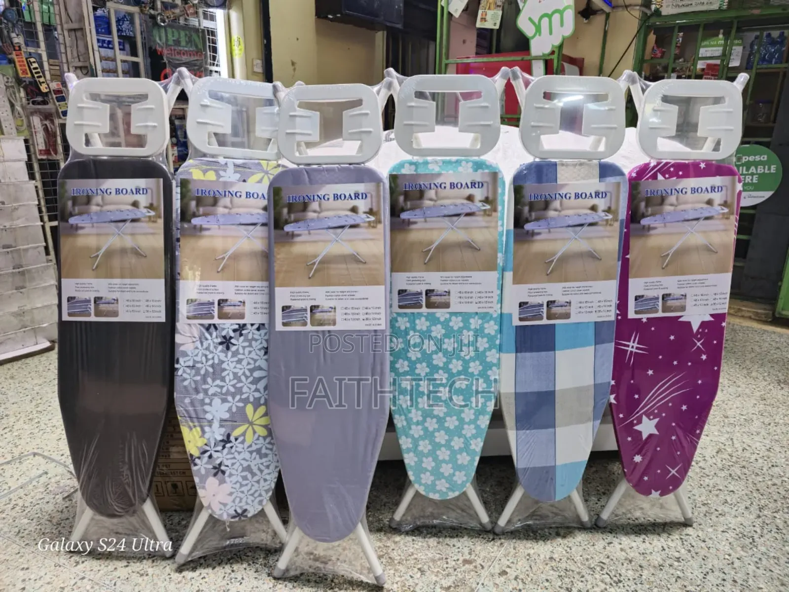 Executive Metallic Ironing Board