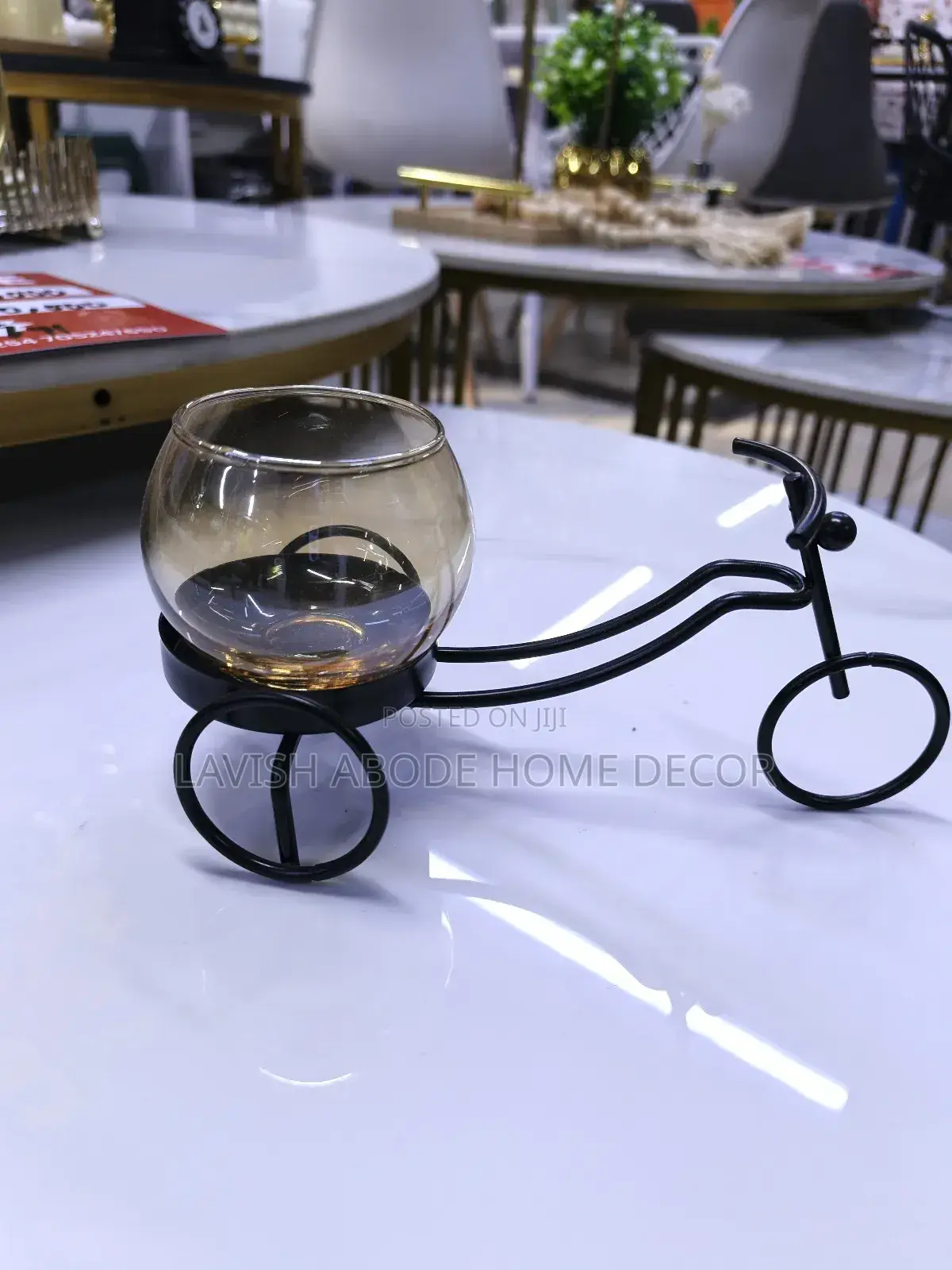 Bicycle Candle Holder Home Decor Office Decoration