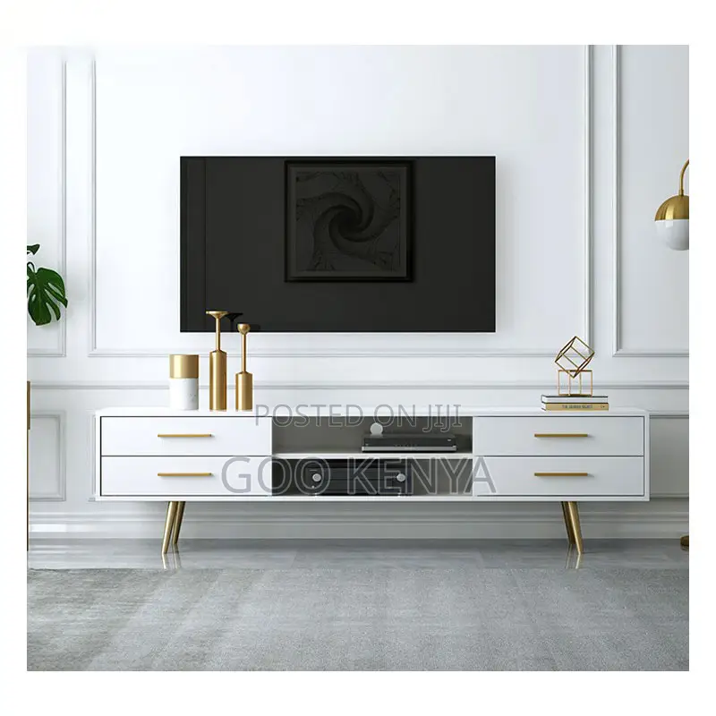 Home Cabinet Set; Living Room Tv Stand Coffee Table With Wooden Finish