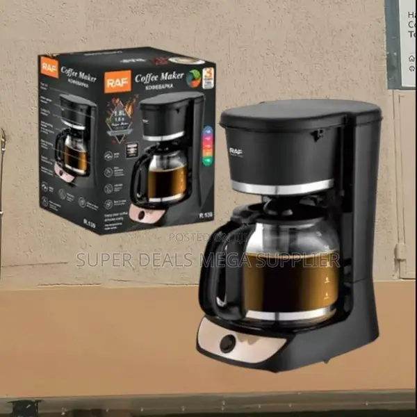 Electric Coffee Machine 1.8l 900 Watts Anti Drip Brewer for Home Use